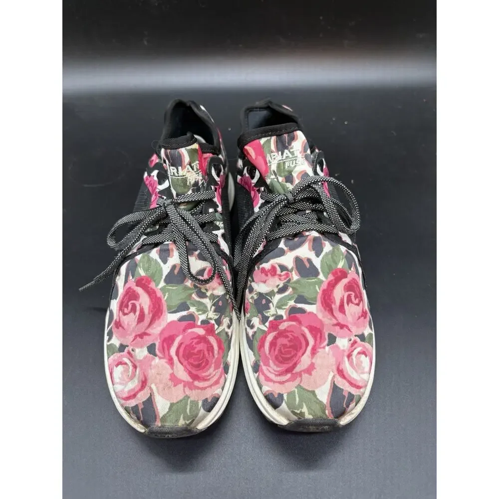 Ariat Fuse Trainer Floral Print Pink White Lace Up Sneaker Womens 7.5